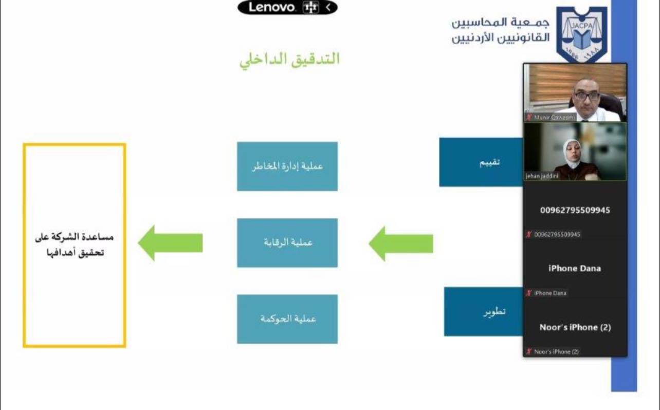 دورة تدريبية حول مفهوم التدقيق الداخلي